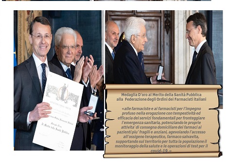 Medaglia d’oro alla sanità pubblica. 
